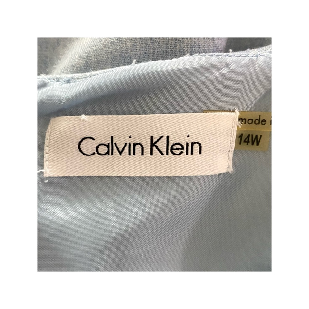 Calvin Klein Cap Sleeve Cowl Neck Sheath - Picture 9 of 10